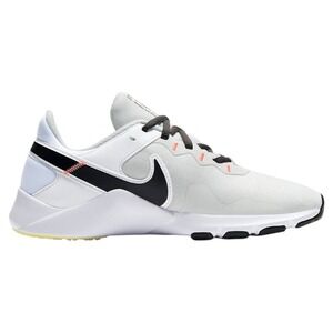 Nike Legend Essential 2 Women Size 5 Black White Yellow Sneakers